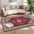 thumbnail image 4 of 1PC Ethnic Region Carpet Local Carpet, Lightweight Washable Easy-to-Manage Carpet Floor Mat Festival Gift, Suitable for Living Room, Bedroom, Dining Room, Office, Balcony, Room Accessones, 4 of 8
