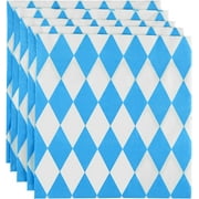60pcs Bavaria Napkins for Oktoberfest Party Decoration - 33x33cm Disposable Paper for Munich Beer Tents Table Decoration - German Beer Festival Supplies