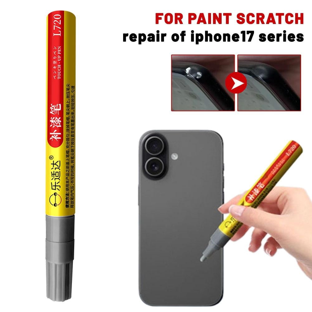 Touch Up Paint for iPhone 17 Pro & 17 Pro Max, Phone Side Scratch Repair Paint Pen, Quick Fix for Daily Use, Travel & Repair(Orange)