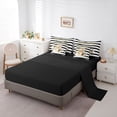 thumbnail image 3 of Homewish Watercolor Perfume High Heels 7-Piece King Bedding,Classic Books Handbag King Bed in a Bag,Cream,Black Reversible, 3 of 8