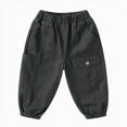 thumbnail image 6 of Gibobby Boys Pants Toddler Boy Pants Joggers Sweatpants For 12 18Months 2T 3T 4T 5T Kids Boys Soft Casual Cargo Pants With Drawstring Boys School Pants Toddler Sweatpants(3-4 Years,Grey), 6 of 6