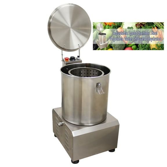 Vegetable Water Thrower Dehydrator Adjustable Speed Stainless Steel Commercial Home 110V 60HZ