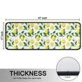thumbnail image 5 of Kitchen Rugs Sets Of 2,Yellow Lemon Fruit Slices White Pattern Anti Fatigue Kitchen Mat Rugs Non Slip Washable,Decorative Kitchen Floor Mats for Kitchen,Sink,Laundry,17"x47"+17"x47", 5 of 5