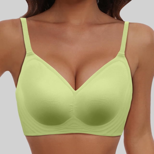 TINZ Comfortable Seamless Full Coverage Bra For Women Wireless Bras With Soft Support Regular And Plus Size Bras Sports Bras for Large Busted Women Running Bras for Women
