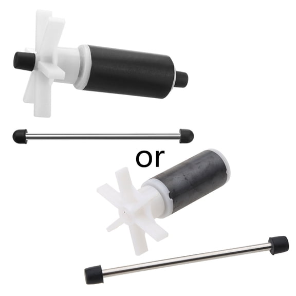 Submersible Pump Rotor Impeller with Shaft and Bearing Replacement Impeller for Water Pump 18mm 19mm Magnetic Filter