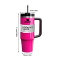 thumbnail image 2 of Vaso Stanley Quencher H2.0 Flowstate de acero inoxidable aislado al vacío con tapa y pajita para agua, té helado o café 40oz, 2 of 7