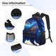 thumbnail image 3 of Disketp Moonlit Blue Wolf Mochila Ligera Clásica con Múltiples Bolsillos, Mochila Casual para Hombre y Mujer, Ideal para Escuela, Trabajo y Viajes, 3 of 6