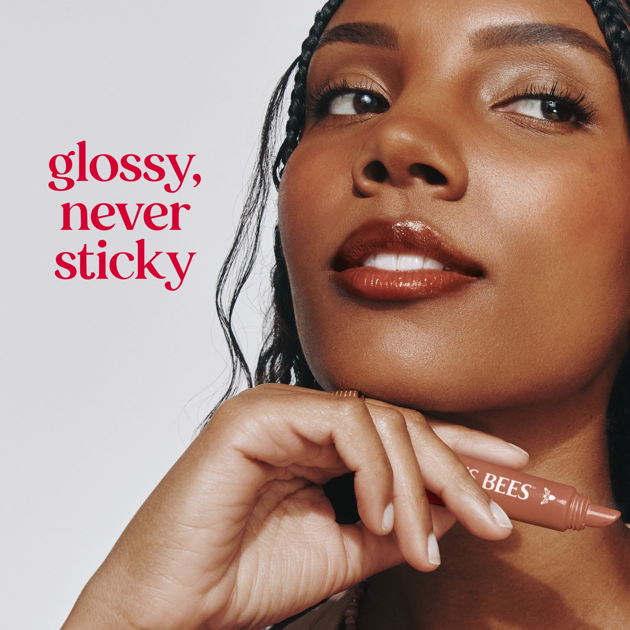 Burt's Bees 24-Hour Hydrating Tinted Glossy Lip Balm, Mocha Latte