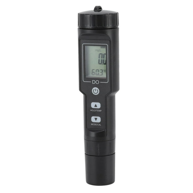 DO Meter Dissolved Oxygen Tester, Probe Sensor Digital Display, Meter Measure Temperature, Salinity, Support Auto Power Off, For Aquarium, , Calibration Support