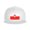 White, variant on Snapback Hat Polish-Flag Adjustable Flat Bill Brim Hat for Men Women Casual Wear Pink