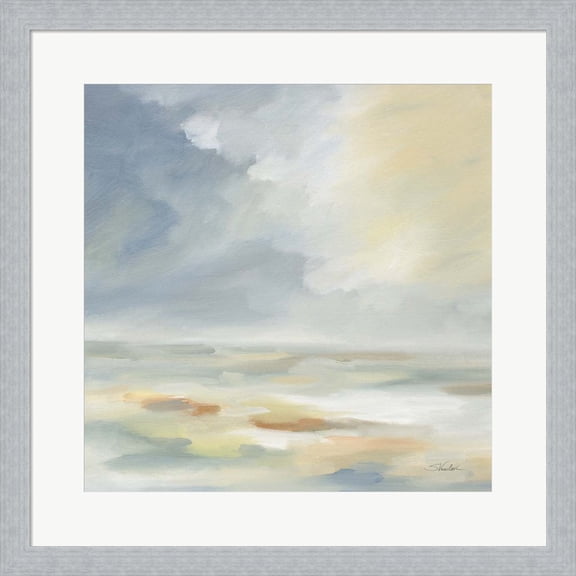 Great Art Now Pastel Clouds by Silvia Vassileva, Framed Wall Art, 19.5W x 19.5H