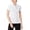 Z705 White, variant on Landzoo Women'S Tops Solid Color Short Sleeve Notch Neck Shirt Summer Comfortable Women T Shirt Size L Black