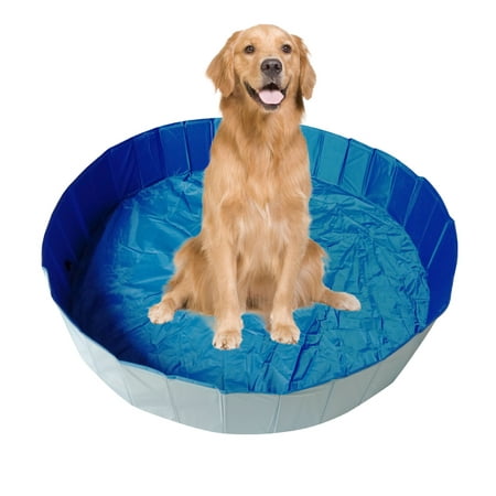 Foldable Pet Bath Pool Collapsible Dog Pool Pet Bathing Tub Pool for Dogs (Best Way To Shave A Cat)