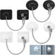 thumbnail image 1 of 4 Pieces Fridge Lock Refrigerator Lock With 8 Key, Freezer Lock Child szkyd, 1 of 5