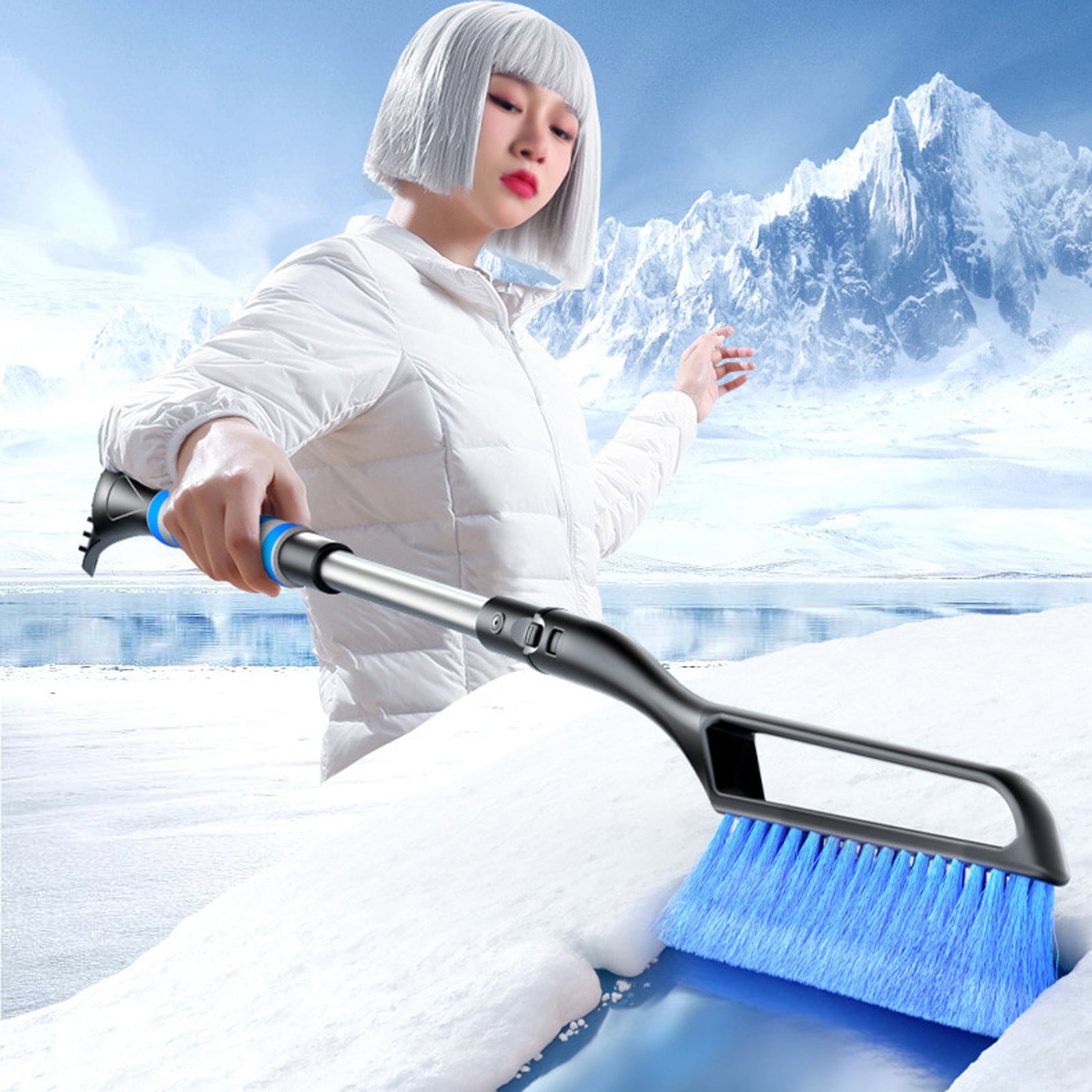 Vikakiooze 2023 Promotion on sale, Snow Brush & Ice Scraper For Car Or  Truck With Ergonomic Foam Grip, SUV Window & Windshield Tool