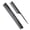 Two-piece pack, variant on Professional Black Carbon Fiber Teasing Comb, Fine and Wide Tooth Hair Barber Comb For All Hair Types