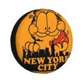 thumbnail image 1 of Cute Cartoon Garfield Spare Tire Cover Wheel Protectors For Trailer Rv Suv Truck Camper Travel Fits For Tire Diameter 14 Inch, 1 of 6