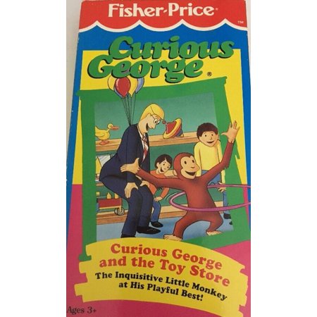 Fisher Price Curious George And The Toy Store Vhs Tested