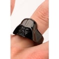 thumbnail image 4 of Star Wars SWDV3DFR01-13 3D Darth Vader Stainless Steel Ring - IP Black - 13 in., 4 of 4