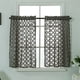 thumbnail image 4 of Cortinas cortas de media ventana de estilo europeo con patrón geométrico para la cocina del hogar (74*90cm), 4 of 8