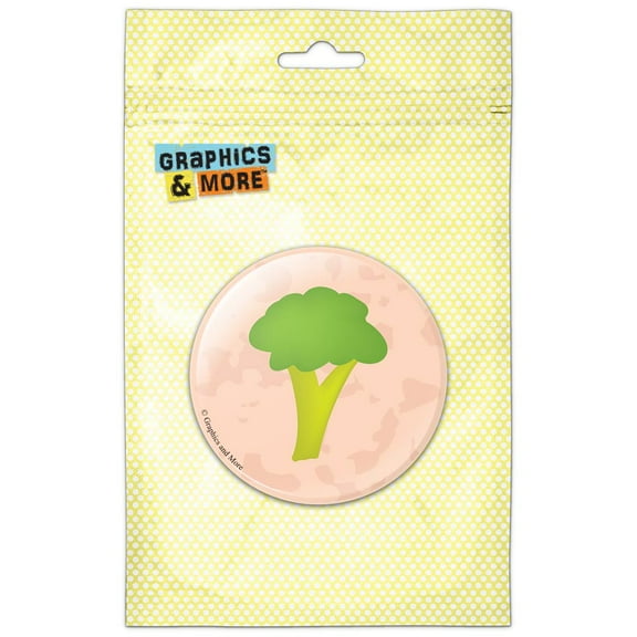Broccoli Cute Pinback Button Pin Badge