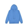 thumbnail image 5 of Kaerm Unisex Hooded Sweatshirt for Boys Girls Pull On Hoodies Drawstring Pullover Top Hoody Casual Light Blue 130, 5 of 8