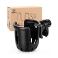thumbnail image 1 of Soporte universal para cochecitos y bebidas para bicicletas, color negro, 1 of 6
