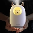 thumbnail image 2 of Moyic Mini humidificador de aire Adorable alimentado por USB, rociador de niebla de aire de mesita de noche de bajo ruido para el hogar y el Humidificadores blanco, 2 of 6
