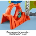 thumbnail image 5 of Fisher-Price Little People Launch & Loop Raceway Toddler Toy Car Playset with Lights & Sounds, 5 of 8