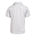 thumbnail image 4 of Ben Sherman Clothes Boys’ 2-Piece Tech Polo Short Outfit Set – Includes Short Sleeve Polo Shirt & Shorts, Comfortable Everyday Clothing for Baby, Toddler, Little & Big Boys Gray/ Green 5, 4 of 4