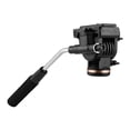 thumbnail image 1 of Head Professional Camera Video Fluid Drag Pan Head Damping Tripod Head 6kg Load Capacity with Handle 1/4 Inch Quick Release Plates Compatible with DSLR Cameras Camcorders, 1 of 7