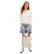 thumbnail image 1 of Cárdigan con cuello redondo Sweater GAP, diseño de copo de nieve, talla S, 1 of 2