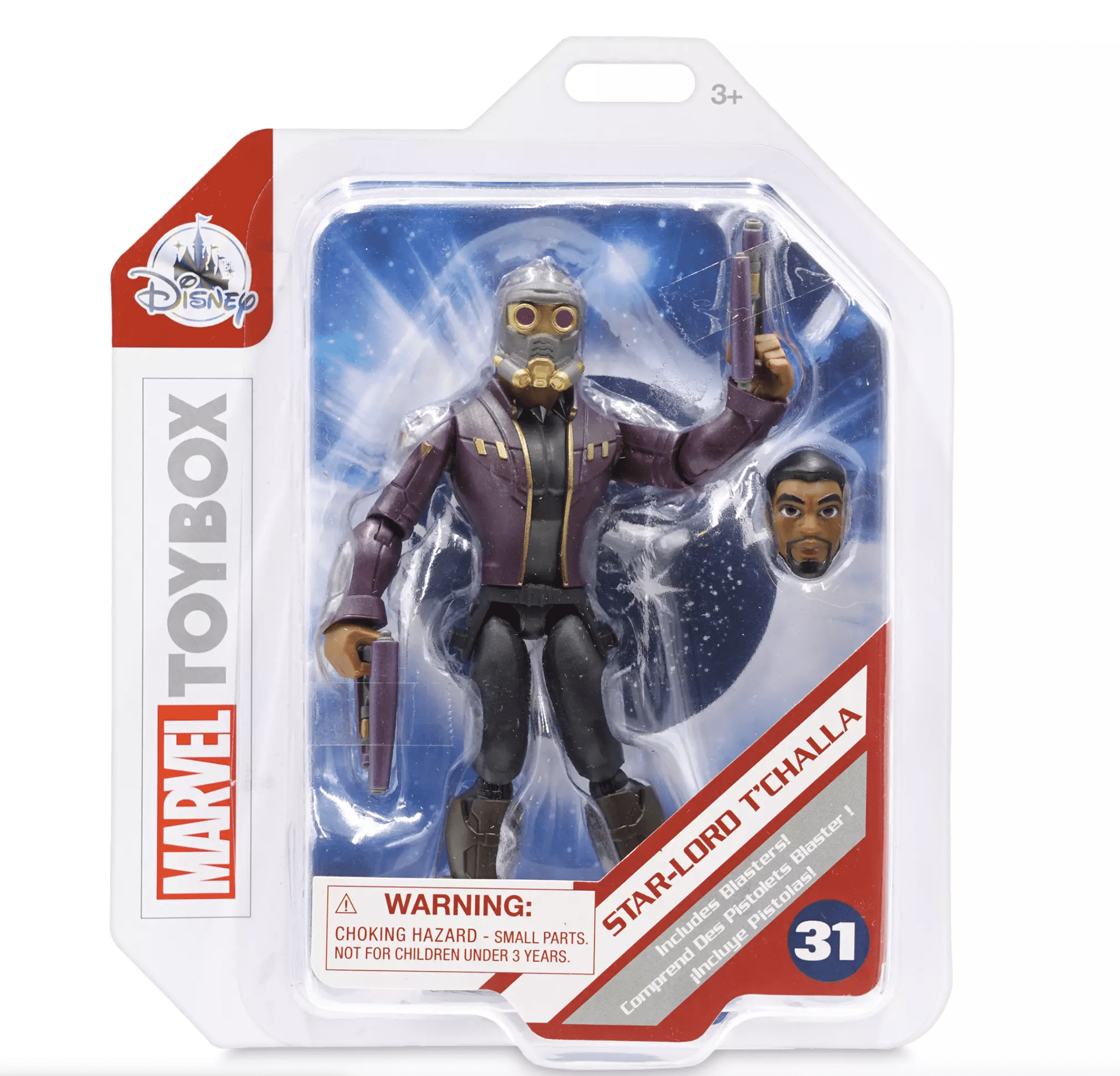 Disney StarLord T'Challa Action Figure Marvel Toybox New with Box