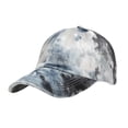 thumbnail image 2 of Xysaqa Fashion Tie Dye Baseball Cap for Women Men Cotton Washed Adjusting Trucker Hat Summer Outdoor Sports Sun Hat, 2 of 2