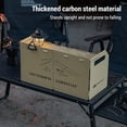 thumbnail image 3 of Camping Stove Windshield Carbon Steel Multi-functional Folding Stove Windscreen, 3 of 9