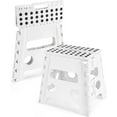 thumbnail image 1 of Folding Step Stool - Height Premium Heavy Duty Foldable Step Stool for Kids Kitchen Garden Bathroom Camping Stepping Stool -, 1 of 7
