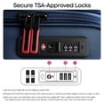 thumbnail image 6 of New York Xpress 28" Softside Expandable Checked Luggage, Lightweight Spinner Suitcase with TSA Lock, Navy - WD8817, 6 of 11