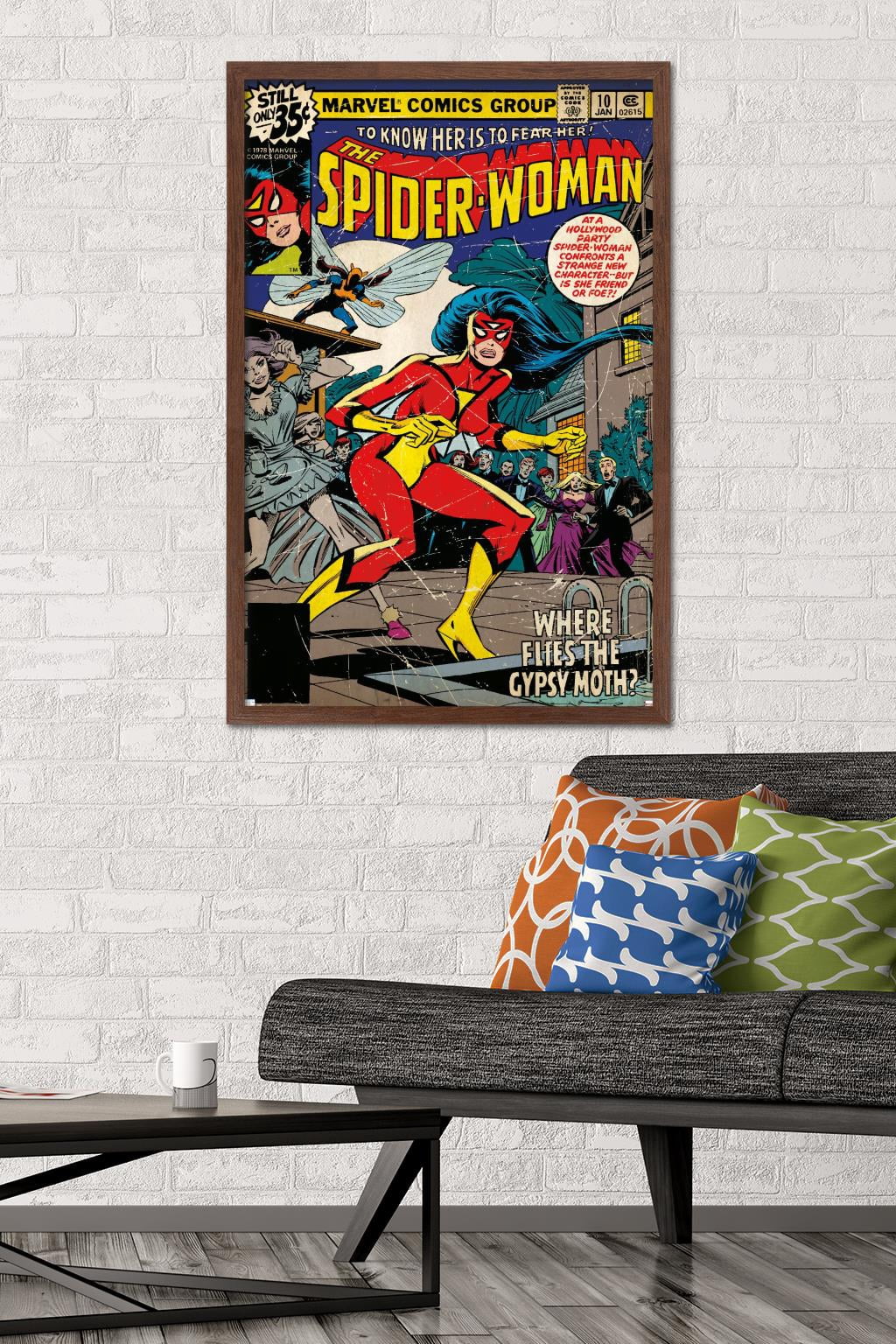 Marvel Comics - Spider-Woman - Spider-Woman #10 Wall Poster, 22.375" x 34", Framed