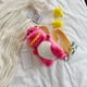 thumbnail image 5 of Y Bolso Bandolera Pequeño Felpa Color Contrastante Mochila Juguete Dinosaurio Bolso Bandolera (rosa) Rosa, 5 of 8