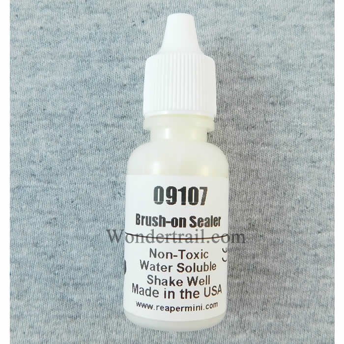 Brush on Sealer Acrylic Reaper Master Series Hobby Paint .5oz Dropper Bottle Reaper Miniatures