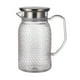 thumbnail image 1 of Jarra de jugo para interior y exterior, jarra de agua anticaída, para té de la tarde, restaurante, hogar, transparente tapa de acero plata, 1 of 9