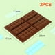 thumbnail image 2 of Molde de barra de chocolate cuadrado, molde de silicona para chocolate, molde de chocolate fácil de desmoldar, 2 of 5