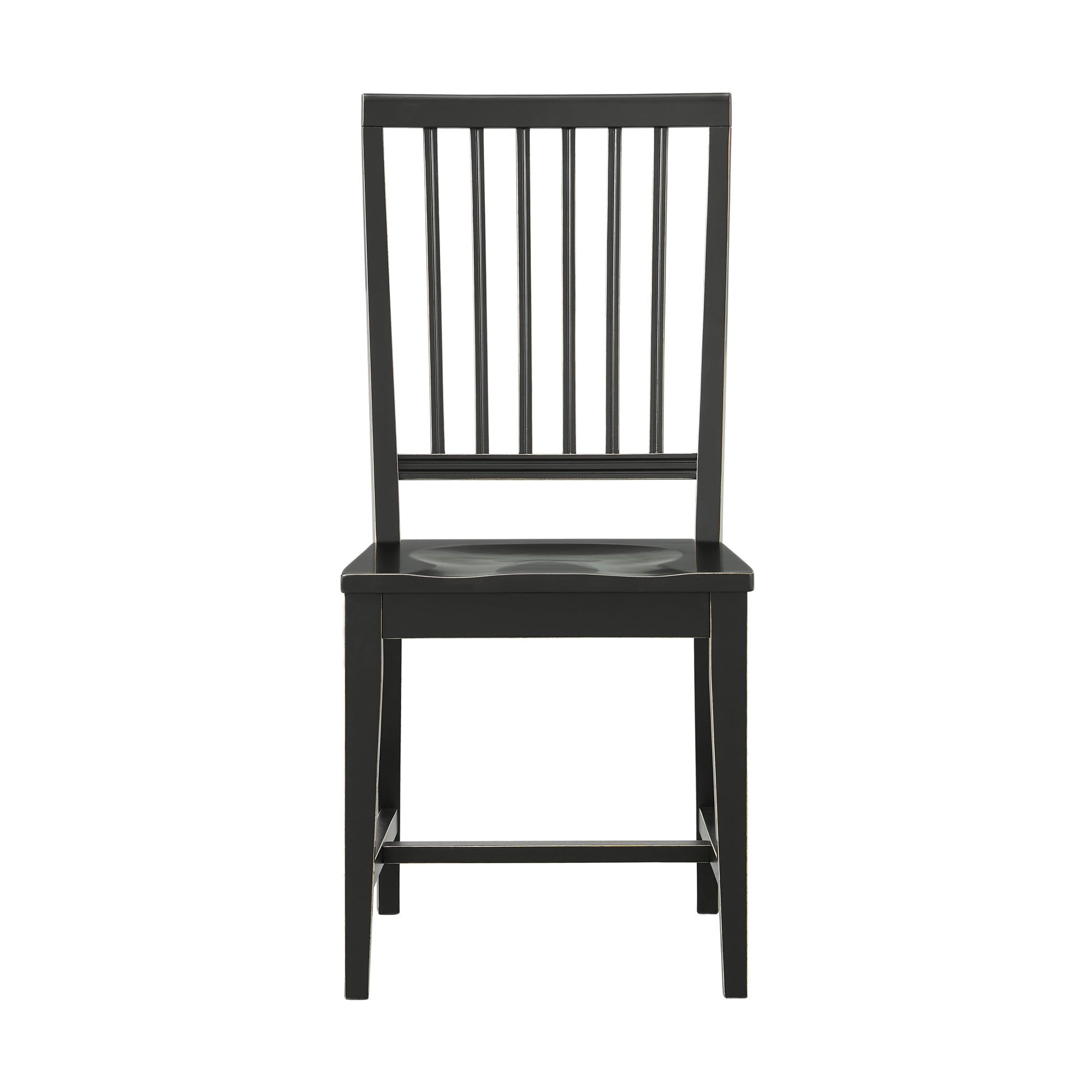 Alaterre Furniture Vienna Wood Dining Chairs - Black (Set of 2)