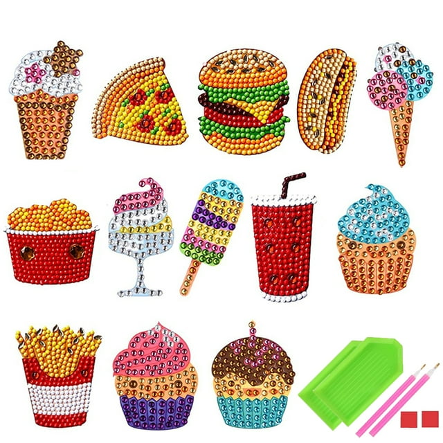 5D Gem Diamond Painting Art Kits for Kids Cute Diamond Painting Stickers