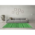 thumbnail image 3 of Ahgly Company Indoor Square Abstract Emerald Green Modern Area Rugs, 5' Square, 3 of 4