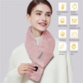 thumbnail image 4 of Mujeres calentadas bufanda al aire libre cuello calentador temperatura ajustable 45-65 ℃ SERVICIO Bufanda portátil 5W transpirable recargable rosa Irene Inevent HA011636-02, 4 of 7