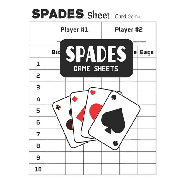 Download Spades Game Sheets: Spades Score Sheets - Card Game (Paperback) - Walmart.com - Walmart.com