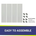 thumbnail image 2 of BBQGuys Signature Polished Glass Flame Guard for 12-Inch Square Drop-In Fire Pit Pans - FG-SQP-12, 2 of 2