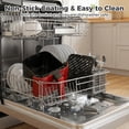 thumbnail image 5 of CONCETTA 3QT Air Fryer, 4-in-1 Air Fry, Roast, Reheat & Dehydrate, Nonstick Basket & Crisper Plate, Red, 5 of 8