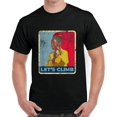 thumbnail image 1 of Short Sleeve Let's Climb Amanda Gorman Inauguration 2021 T-shirt Top Sweatshirt Black, 1 of 4